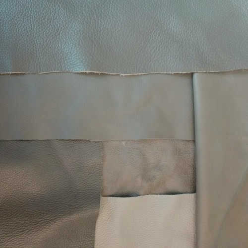Lederreste grau rindnappaleder - grau,