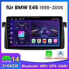 Android14 Autoradio Apple Carplay Für BMW 3er E46 M3 Rover 75 MGZT GPS RDS 2+64G