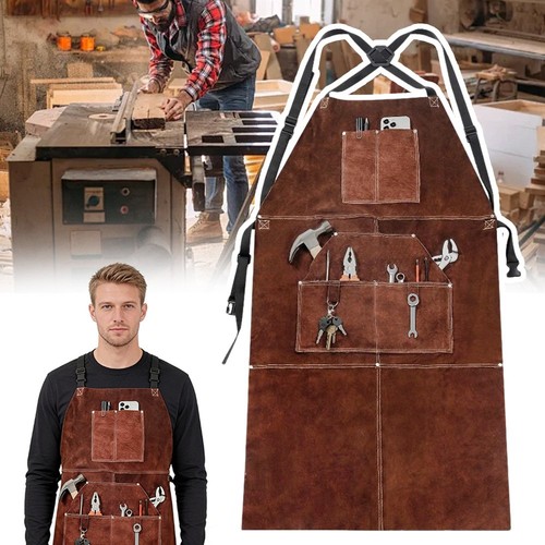 Leder schweißerschürze - leder,