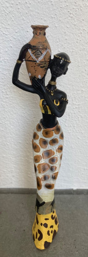 Afrikanische deko figur - deko-figur, frau