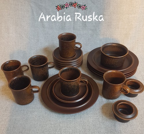 Arabia finland ruska tassen - ruska,
