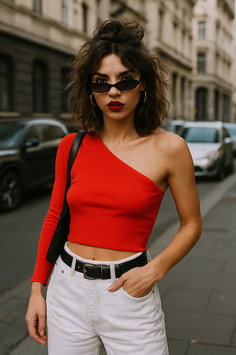 Damen crop top - crop, –