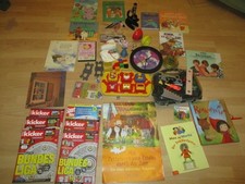 Spielzeug Kinder Flohmarkt Kiste Konvolut Paket Mikroskop Kinderbücher usw.
