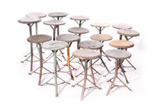 alter Hocker Art Deco Werkstatthocker Vintage Bauhaus Design Chair Stuhl