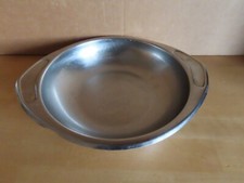 Servierschale silberfarben mit