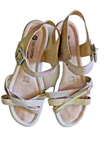 Beige sandalen mit - sandalen,