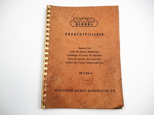 Mwm td226 dieselmotor - mwm, td226-6