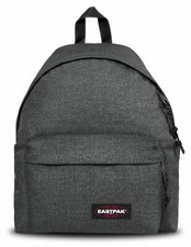 EASTPAK Padded Pak'r Rucksack Schulrucksack Tasche Black Denim Schwarz Grau Neu