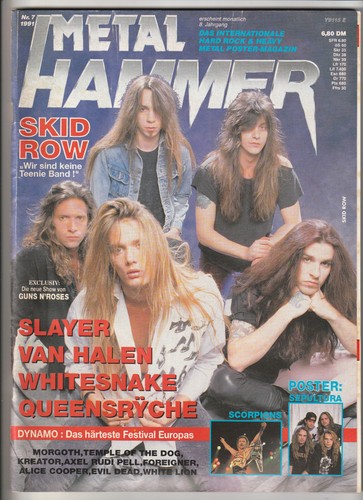 Metal hammer 07 1991 - #07/1991, skid