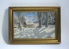 Dänisches Wollbild, Textilkunst, Vintage Danish wool art embroidery, folk art