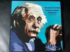Bild POP ART Albert Einstein
