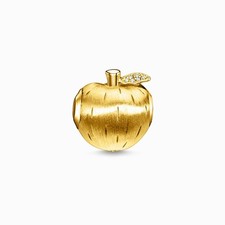 Original Thomas Sabo Anhänger Karma Bead Apfel gold 925 silber K0355-414-14