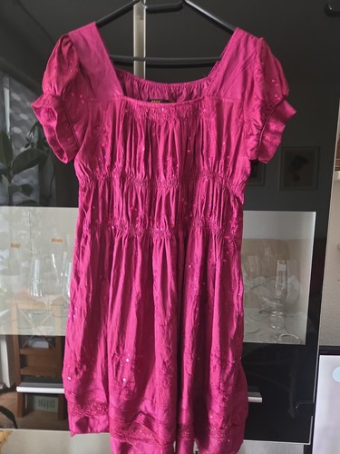 Erdbeerfarbenes sommer kleid - sommer,