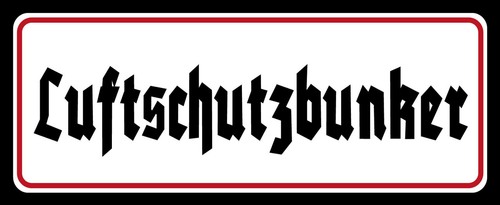 Blechschild 27x10cm