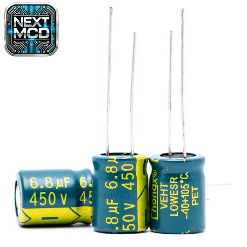 8uf 450v stück elko - 6,8uf,
