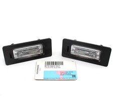 2x Audi Kennzeichenleuchte