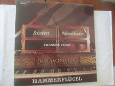 LP 33 T Schubert Mendelssohn François Verry Hammerflügel