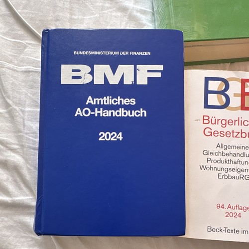 Bmf gesetzessammlung 2024 ao - gesetzessammlung, 2024: