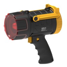 LED Handscheinwerfer IPX7 wasserdicht schwimmfähig 1590lm Handstrahler Akku USB