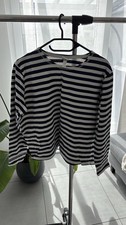 H&M Logg Damen Top Dunkelblau