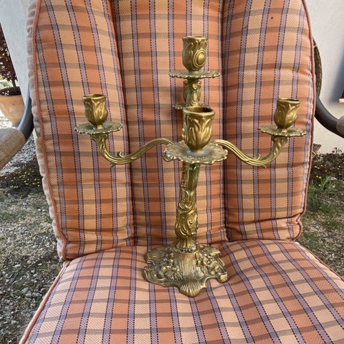 Messing kandelaber mit oder - kandelaber,