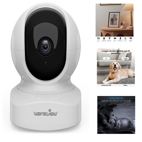 Wansview wlan kamera - 2k, indoor