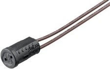 Halogen Lampenfassung G4 / GX5,3 / GY6,35 Keramikgehäuse 10- 15 cm Siliconkabel
