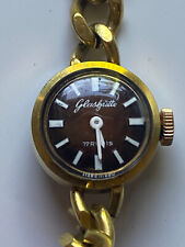 Glashütte GUB  - 70er Jahre - elegante Damenuhr - Handaufzug - Werk läuft