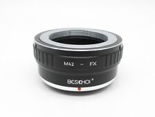 Beschoi Adapter M42-FX für M42 Objektiv auf Fujifilm Fuji X Mount Kamera