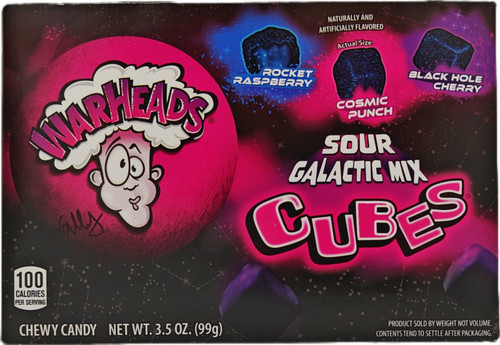 Warheads cubes galactic 99g - warheads,