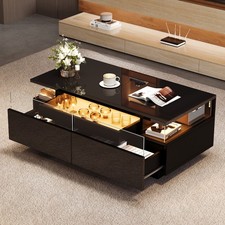 LED Couchtisch Hochglanz