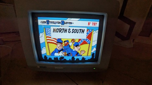 Atari sc1224 color monitor - atari,