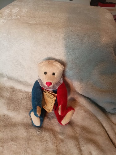 Teddy jester bear - "jester, bear"