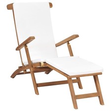 Teak massiv liegestuhl - massiv,