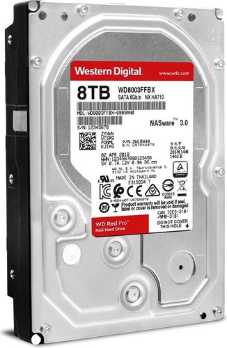Red pro 8tb wd8003ffbx nas - red,