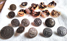Konvolut verschiedene alte Trachtenknöpfe