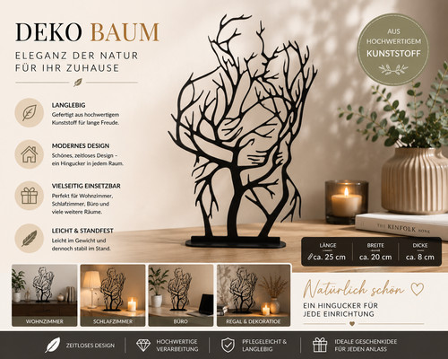 Deko baum skulptur - skulptur, –