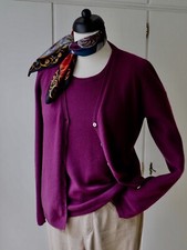 TWINSET MALO  100% CASHMERE- GR. 40-  FB.BEERE 