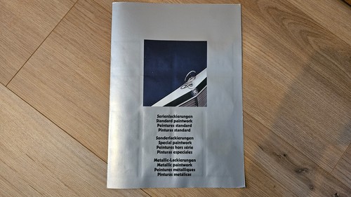Mercedes benz farbkarte - mercedes-benz®, 1979