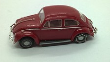 Brekina 25019 Volkswagen VW 1200 Käfer Beetle rot mit Schneeketten TD (43)