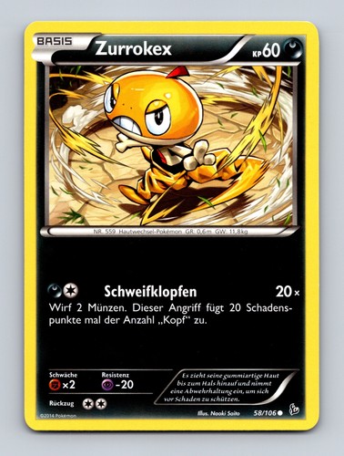 Tcg pokemon karte zurrokex - tcg, de