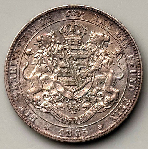 Taler 1865 sachsen - 1,