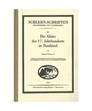 Die Altäre des 17. Jahrhunderts in Nordtirol, Felmayer, Johanna
