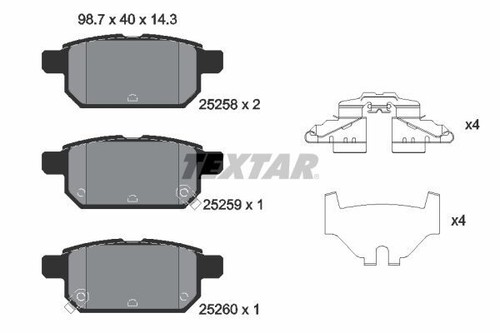 Textar 2525801 - textar,