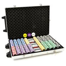 Pokerkoffer Alu Trolley mit