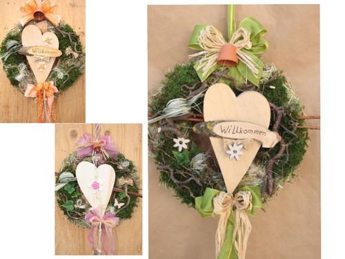 Türkranz herz natur shabby - türkranz,