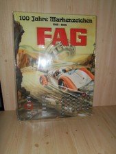 Blechschild FAG Werbung Motiv Oldimer 1905 - 2005 Kalender Top Original Verpackt