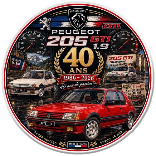 Peugeot 205 gti aufkleber - peugeot, 1.9