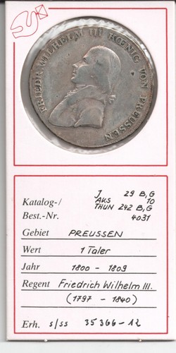 Brandenburg preußen taler - brandenburg-preußen, 1