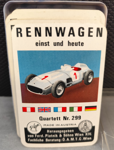 Rennwagen einst und heute-